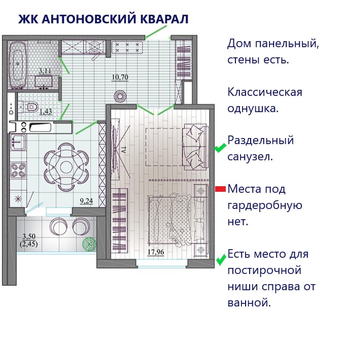 Уютная кладовая в компактной квартире